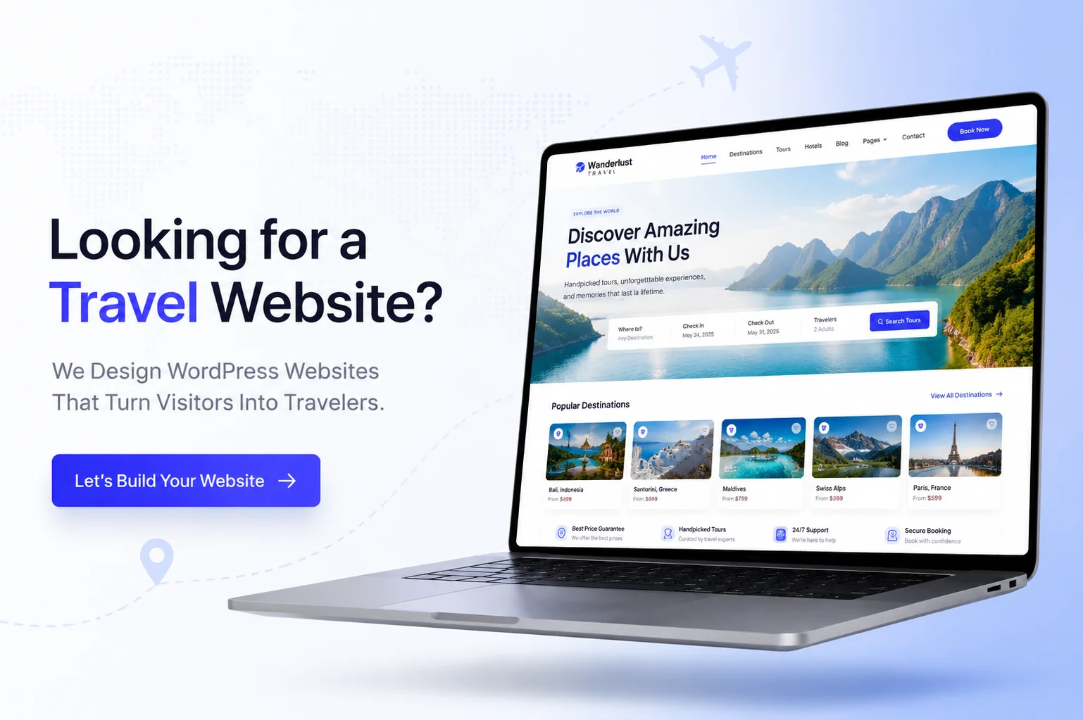 Travel Website Marketing Banner